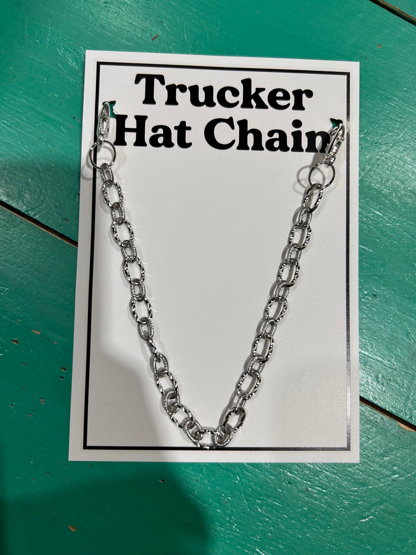 Vibes Hat Company - Twisted Links Trucker Hat Chain: Silver