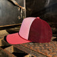 Tri Color Mesh Trucker Cap: Lavender/ Purple Magna Pony