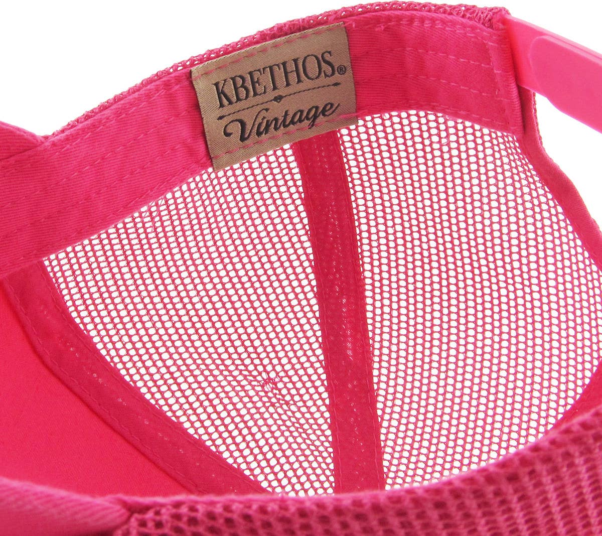 KBETHOS - Vintage Mesh Baseball Cap: H.pink