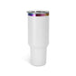 Makerflo 40 oz Rainbow Plated Powder Coated Tumbler: Black / Singles