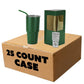 Makerflo 30 oz Powder Coated Tumbler, Handle Sold Separately: Teal / Singles