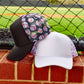 Baseball Magna Pony® Printed Mesh Back Cap: White