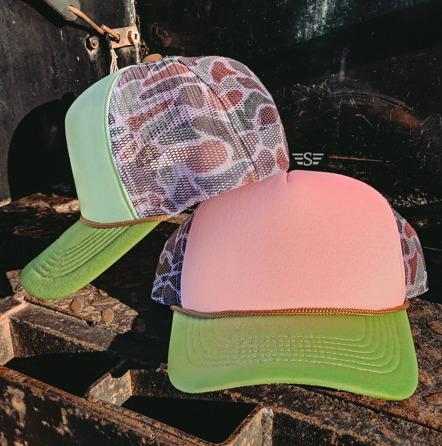 Duck Camo Magna Pony® Mesh Back Cap: Pink