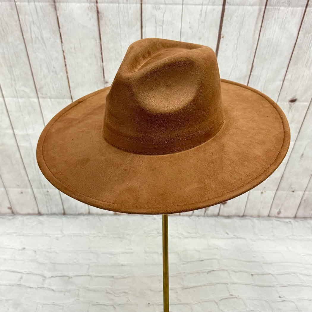 Classic Wide Brim Suede Premium Hat: Blue / ONE SIZE