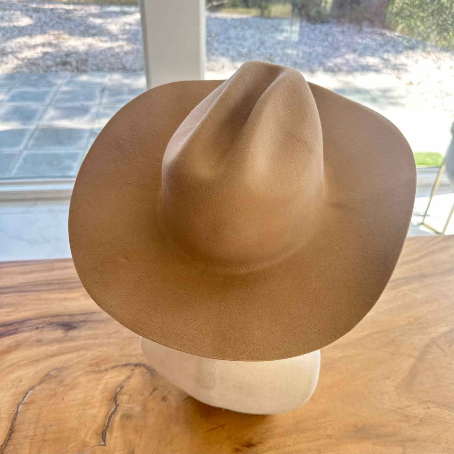 Premium Cattleman Cowboy Hat  made from 100% Australian wool: Camel