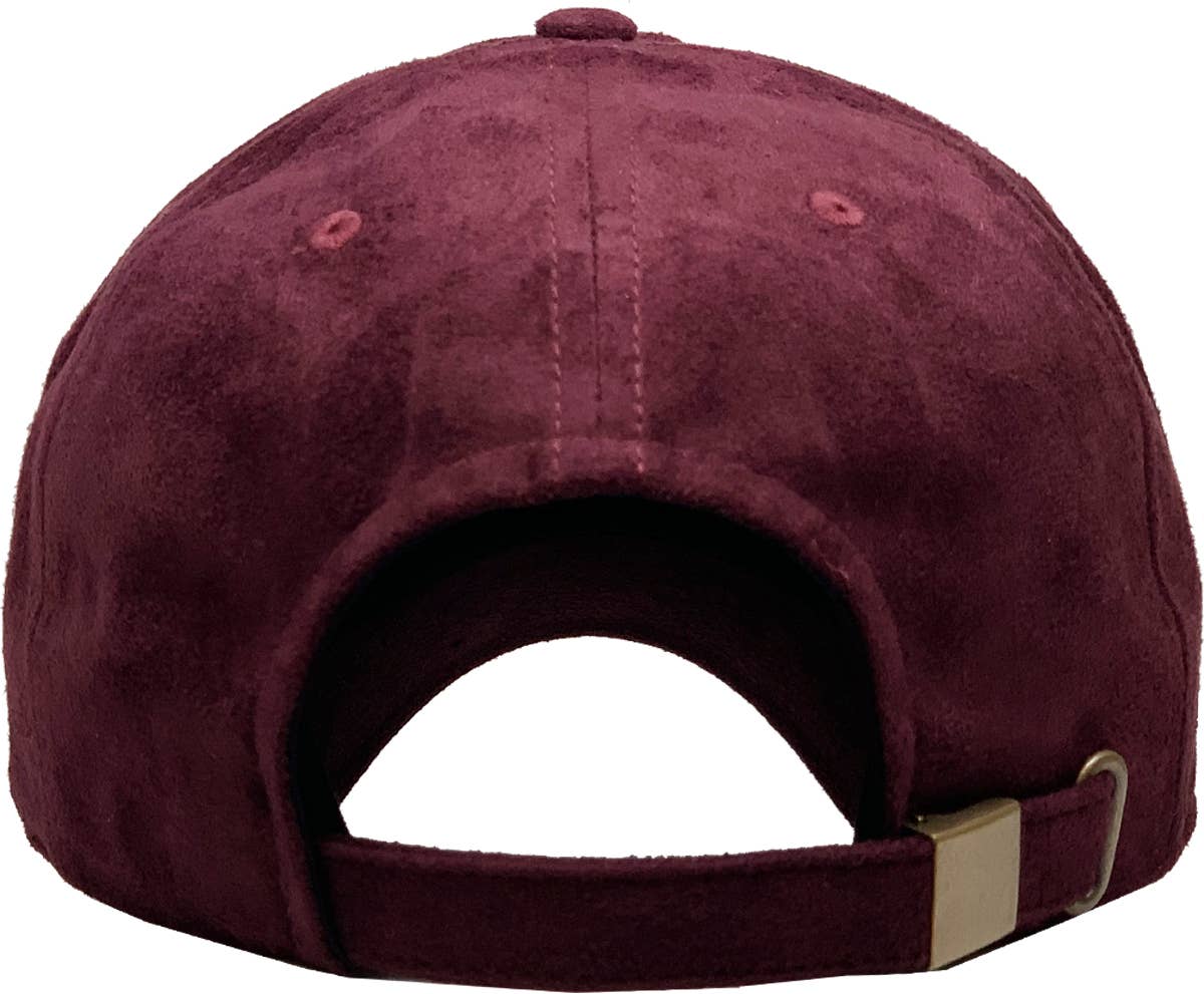 KBETHOS - SUEDE BASEBALL CAP: LBR