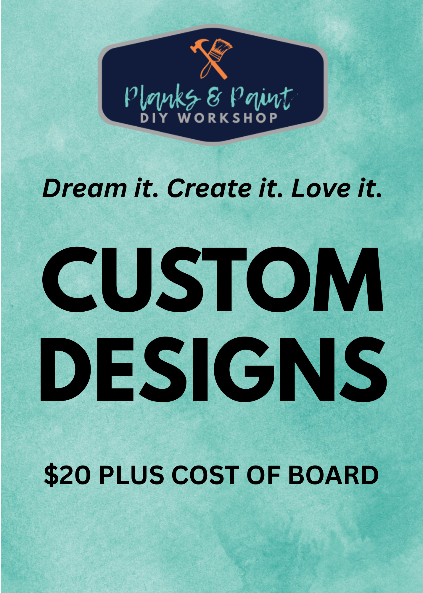 Custom Design: All Board Sizes