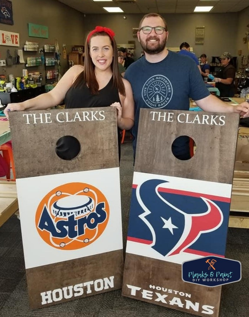 Create Your Own Cornhole Boards