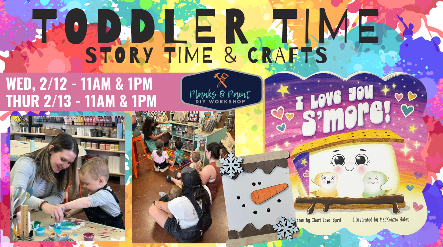 TODDLER TIMES: STORY TIME & CRAFTING