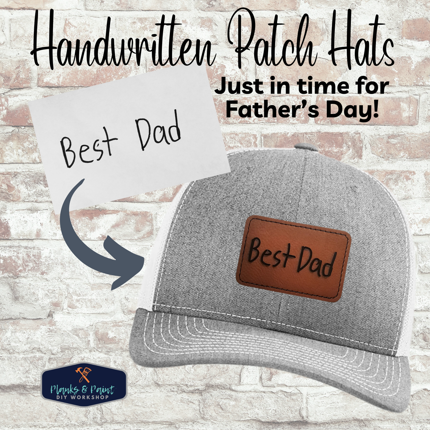 Custom Handwritten Patch Hat