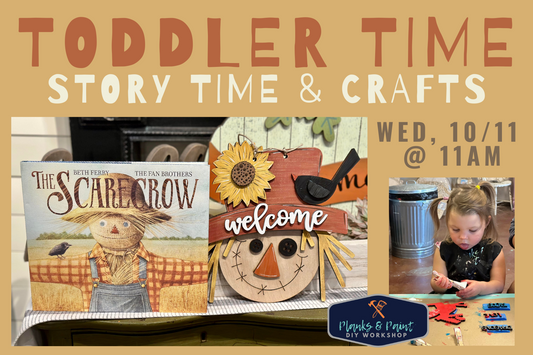 TODDLER TIME: The Scarecrow - 10.11.23 @ 11AM