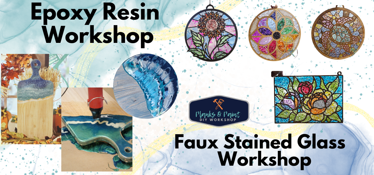 FAUX STAINED GLASS WORKSHOP - Multiple Dates