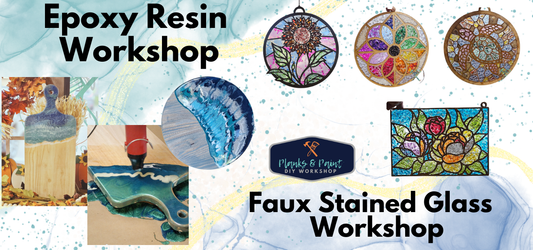FAUX STAINED GLASS WORKSHOP - Multiple Dates