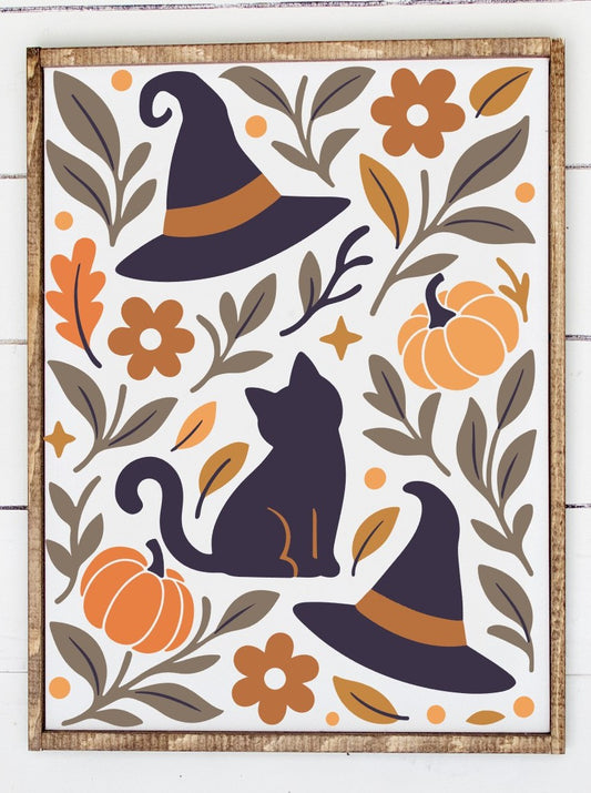 Halloween Cat & Hat