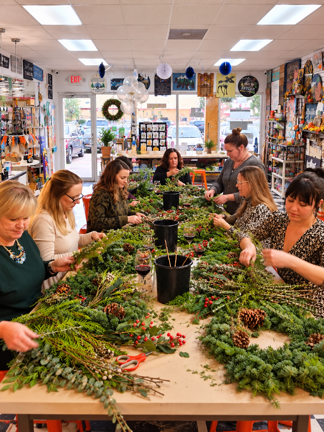 Holiday Wreaths Workshop