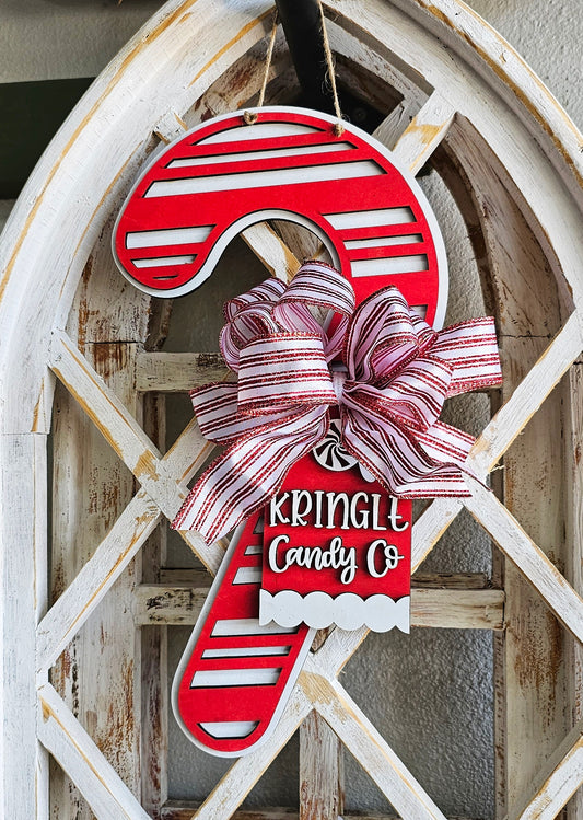 Candy Cane Door Hanger (UNFINISHED)