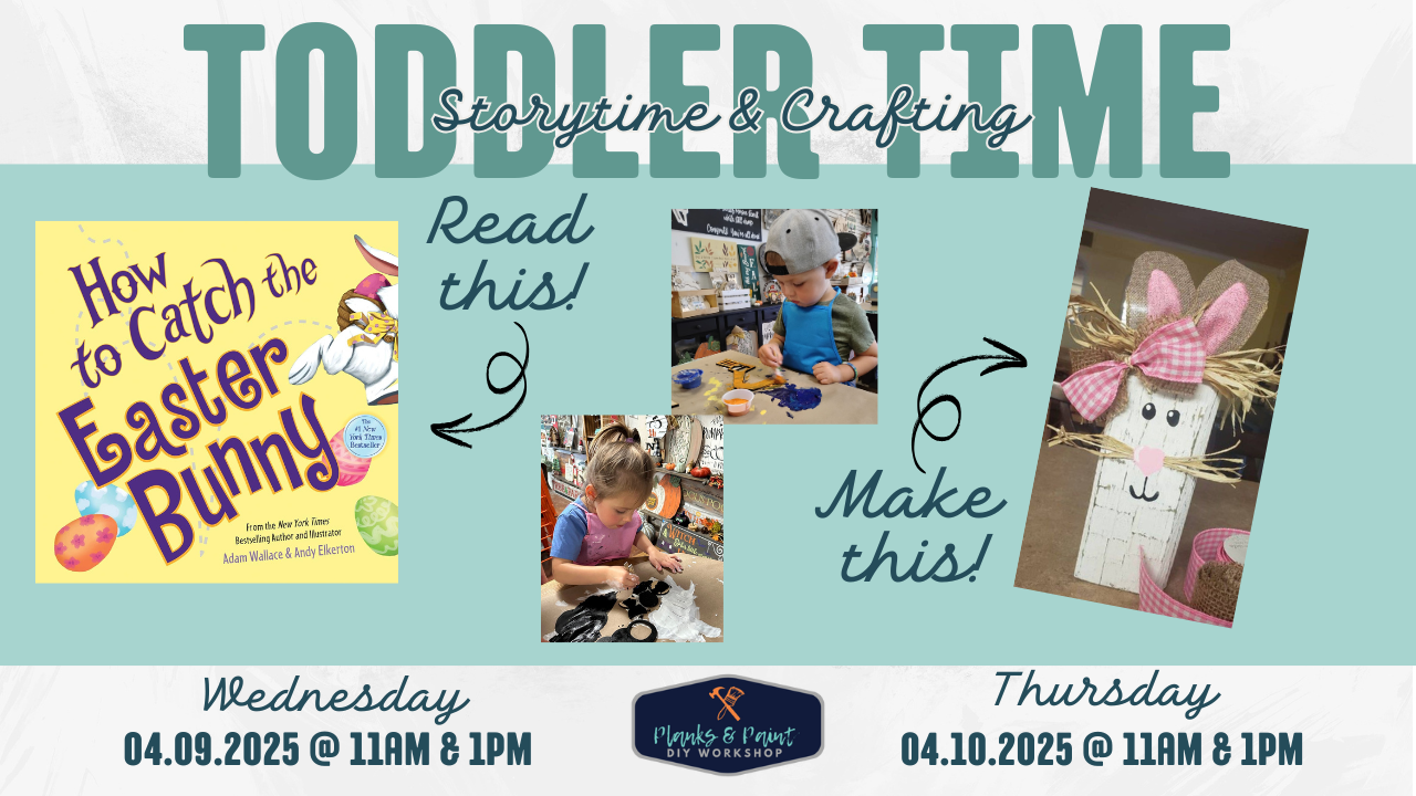 TODDLER TIMES: STORY TIME & CRAFTING