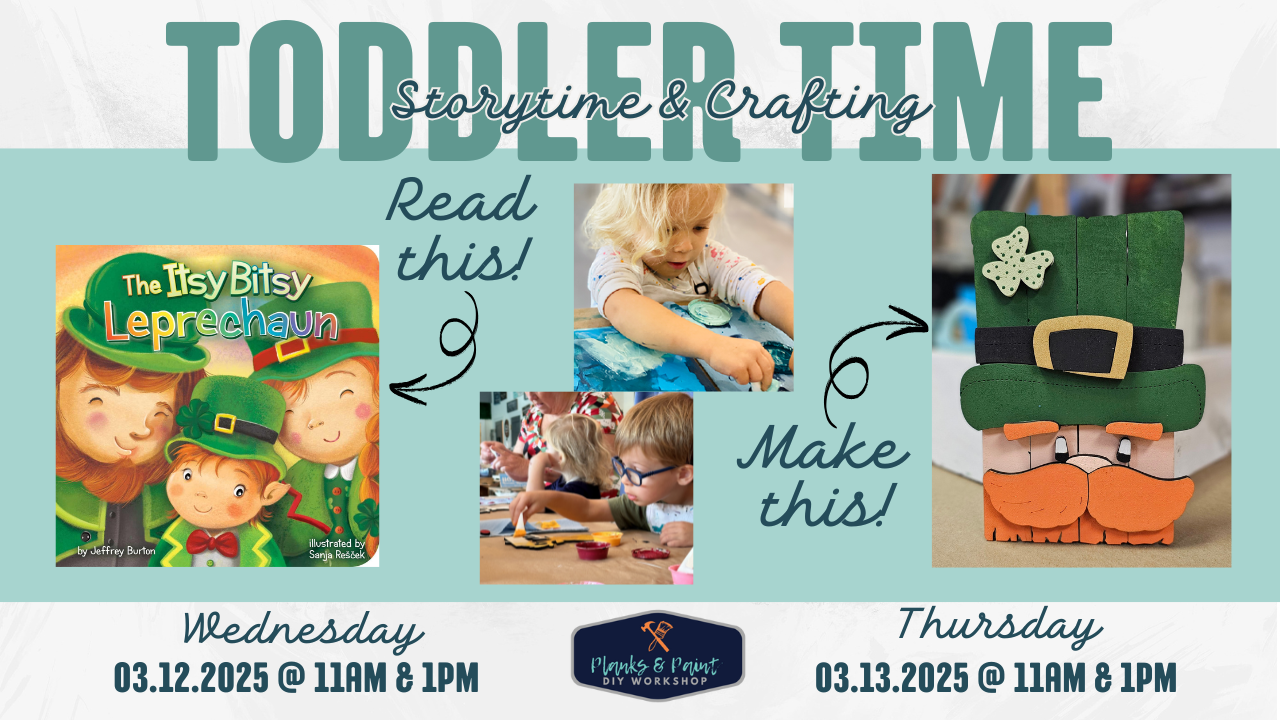 TODDLER TIMES: STORY TIME & CRAFTING