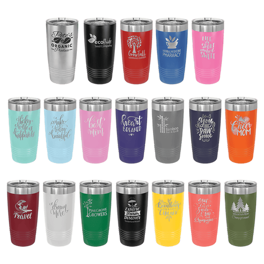 Polar Camel Vacuum Insulated Ringneck Tumbler with Clear Lid 20 oz