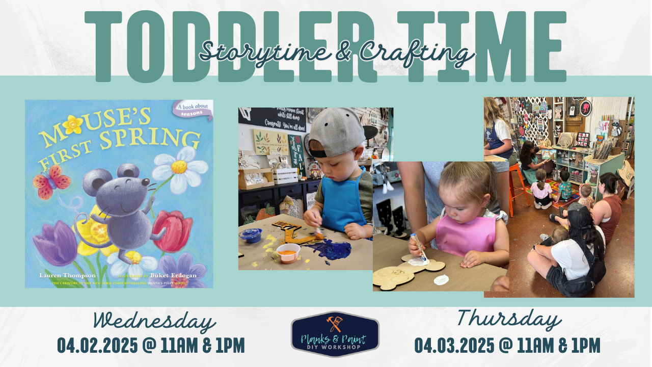 TODDLER TIMES: STORY TIME & CRAFTING