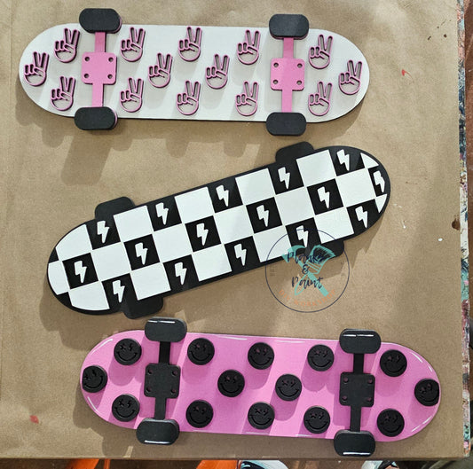 Kids Skateboard Wall Decor