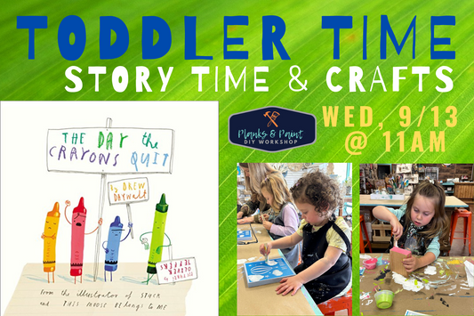 TODDLER TIME: THE DAY THE CRAYONS QUIT - 9.13.23 @ 11AM
