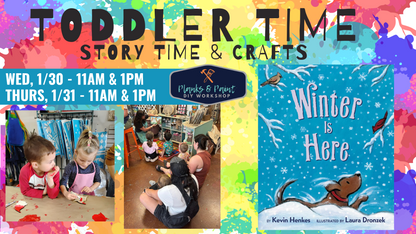 TODDLER TIMES: STORY TIME & CRAFTING