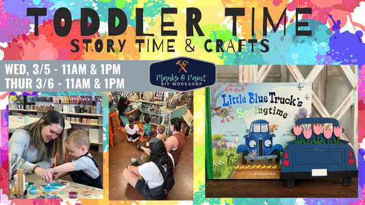 TODDLER TIMES: STORY TIME & CRAFTING