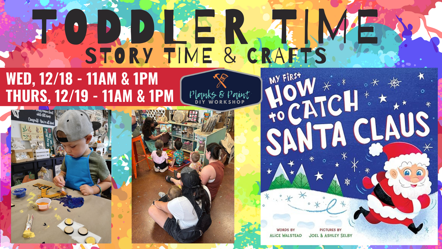 TODDLER TIMES: STORY TIME & CRAFTING