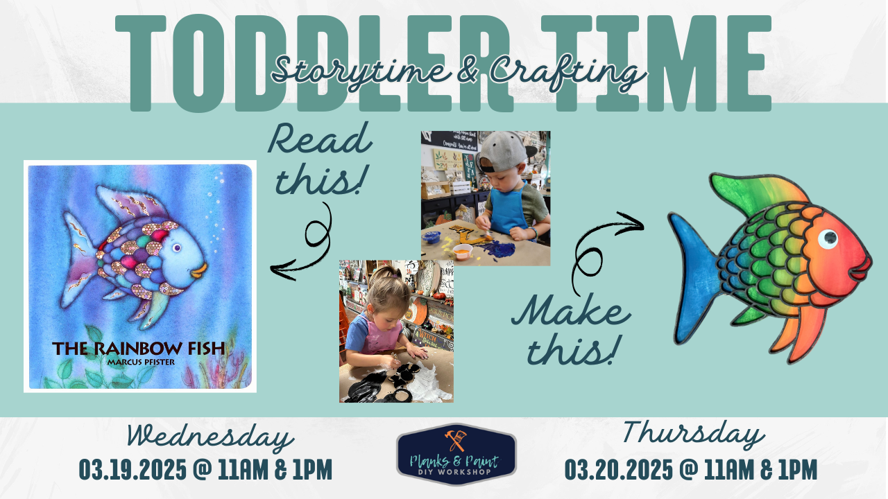 TODDLER TIMES: STORY TIME & CRAFTING