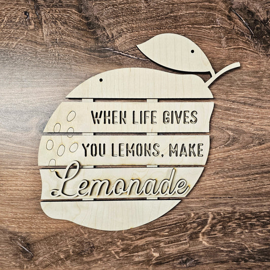 Make Lemonade Door Hanger