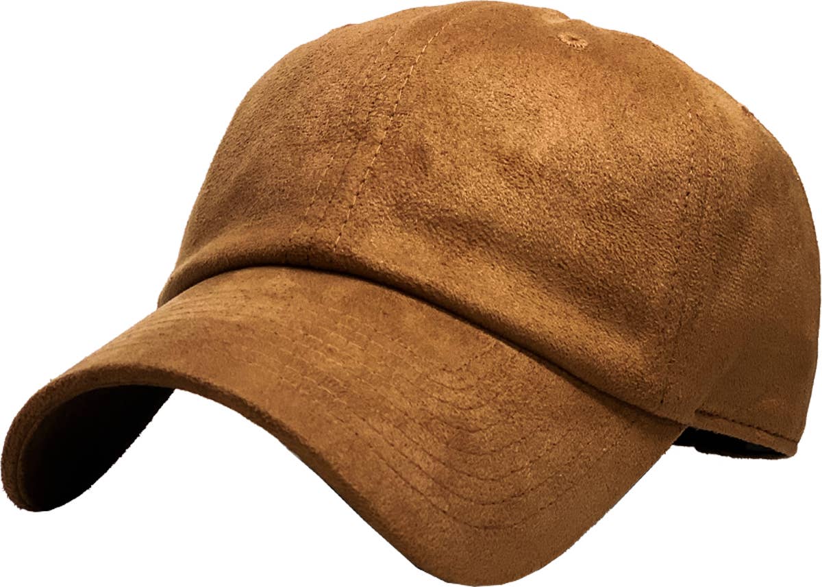 KBETHOS - SUEDE BASEBALL CAP: LBR