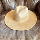 Classic Wide Brim Suede Premium Hat: CAMEL / ONE SIZE