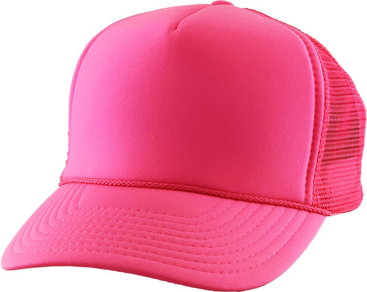 KBETHOS - Classic Foam Front Trucker Hat: N.pink