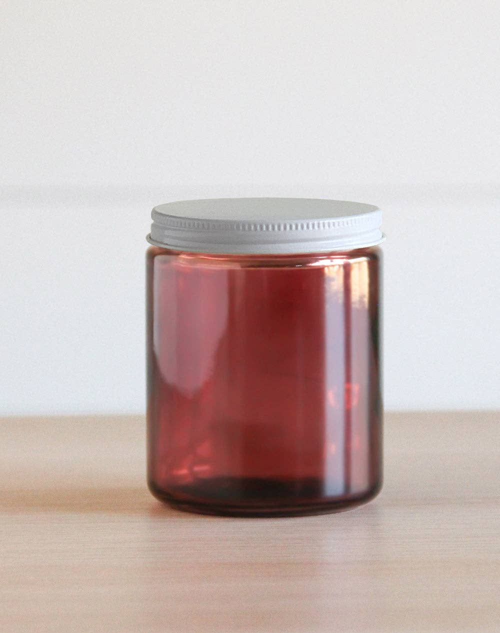 Cranberry 8 oz. Mixie Jar 12 pk