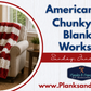 American Flag Chunky Blanket Workshop