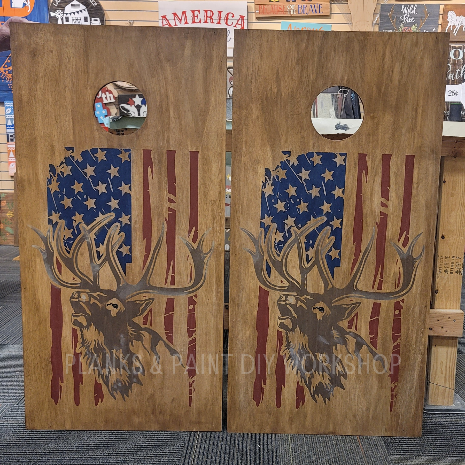 Cornhole Boards Custom Cornhole Boards Hand-painted 