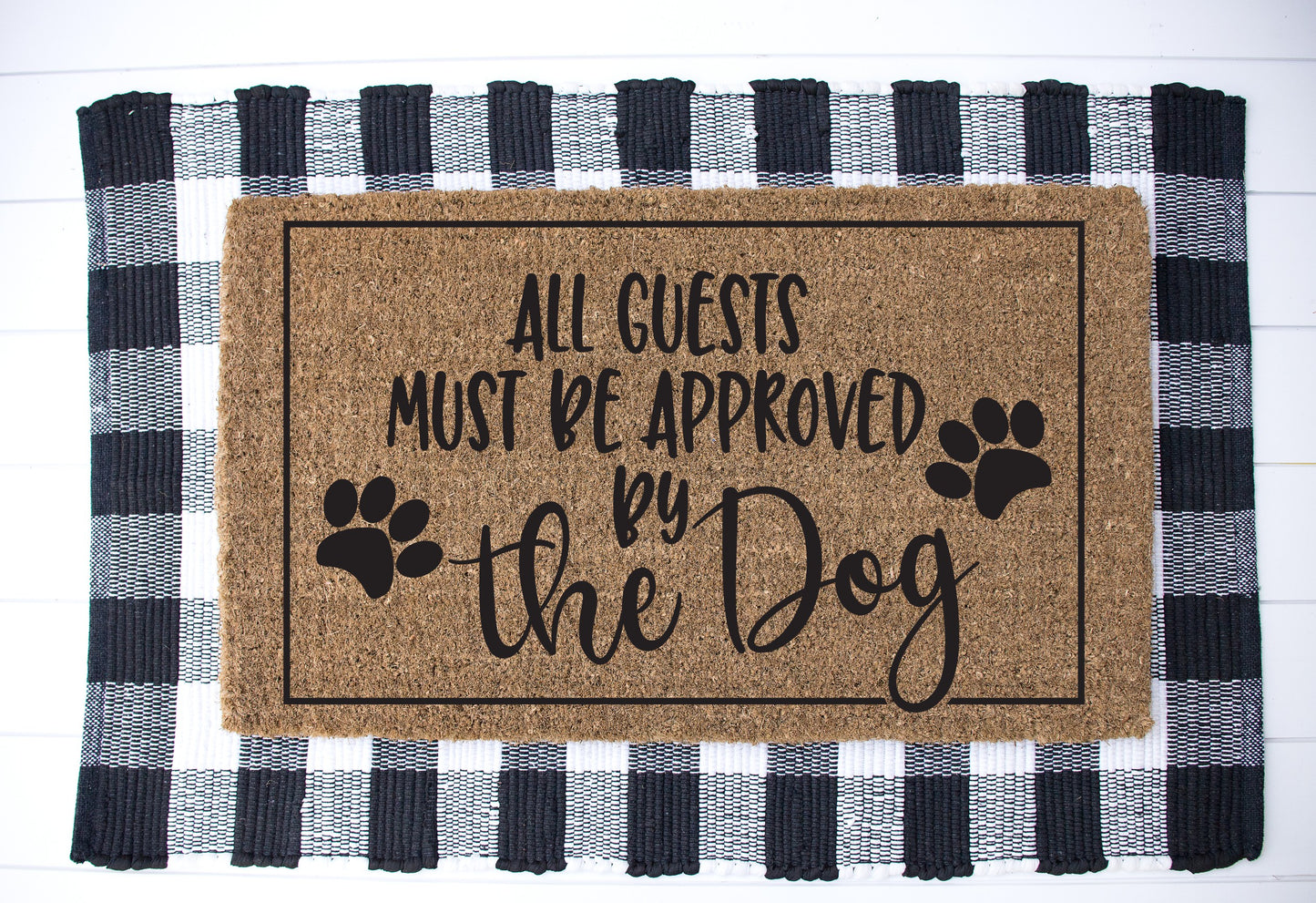 Approved by the Dog Door Mat