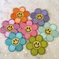 Wildflower + Co. - Smiley Daisy Patch: Blue