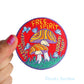 Lucky Sardine - Free Spirit, Mushroom, Hippie Embroidered Patch: No (Loose Patches)