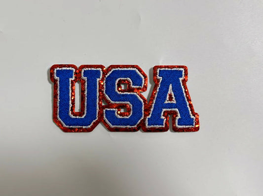 USA Iron-On PATCH: Single Patch