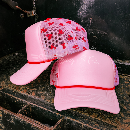 LIMITED EDITION Have a Heart Valentine's Printed Mesh Cap