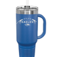 Polar Camel 40 oz. Travel Mug with Handle & Straw