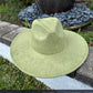 Fashion Classic Wide Brim Premium Suede Hat: SAGE / ONE SIZE