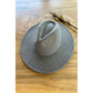 Fashion Classic Wide Brim Premium Felt Hat New: GREY / ONE SIZE