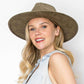 Fashion Classic Wide Brim Suede Premium  Hat: Grey