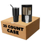 Makerflo 30 oz Powder Coated Tumbler, Handle Sold Separately: Pink / Singles