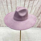 Best seller Fashion Classic Wide Brim Suede Primium  Hat: Grey / ONE SIZE