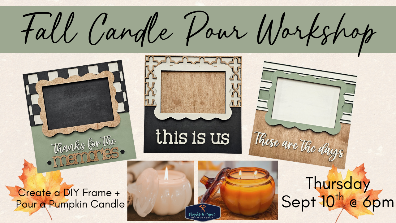 Fall Candle Pour Workshop