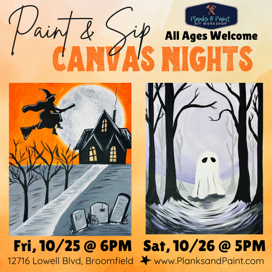 Paint & Sip Canvas Nights - October